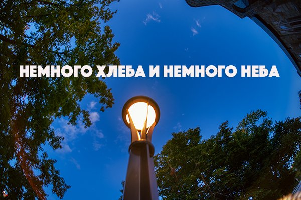 Немного хлеба и немного неба